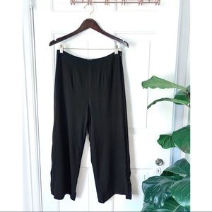 Urban Outfitters Black Cropped Culottes